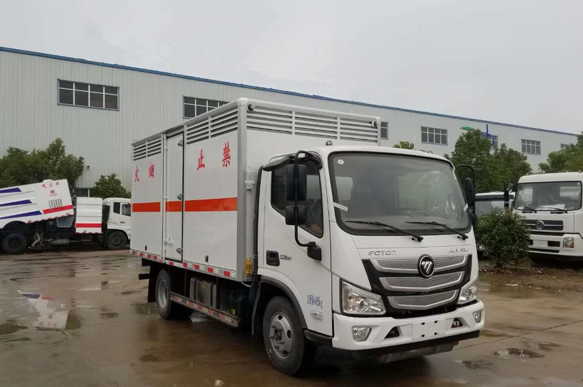 欧马可4.1米(蓝牌)气体厢式运输车